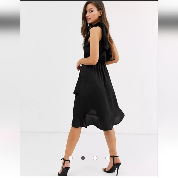 One Shoulder Ruffle Dress - Picture 2 of 3